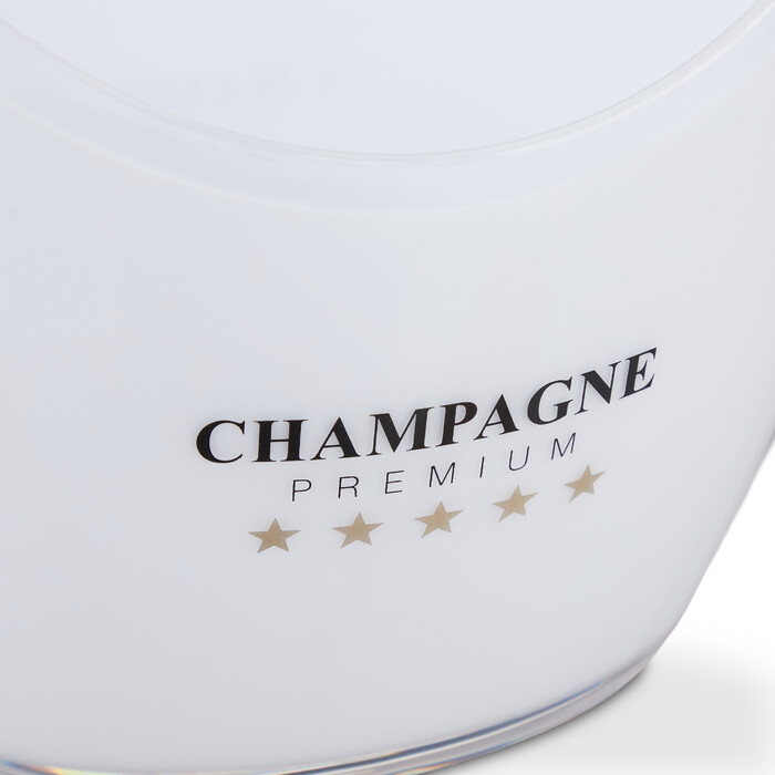 Relaxdays Sektkühler 6l in Weiß