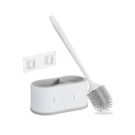 Relaxdays Toilettenbürste mit Wandhalterung