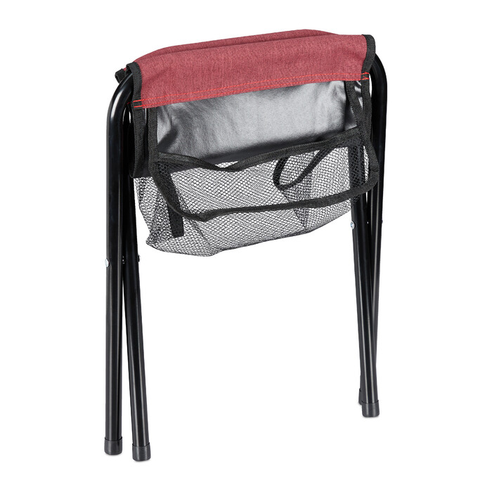 Relaxdays Roter Klapphocker bis 120 kg