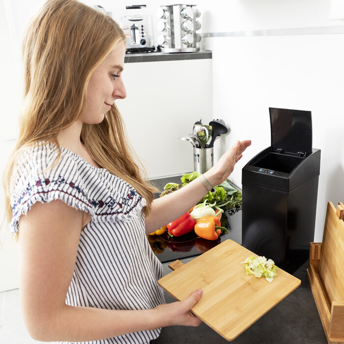 Relaxdays Sensor Mülleimer mit Inneneimer