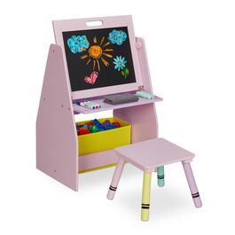 Relaxdays Kinderregal mit Tafel