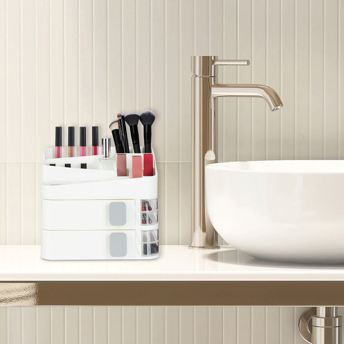 Relaxdays Make Up Organizer mit Schubladen