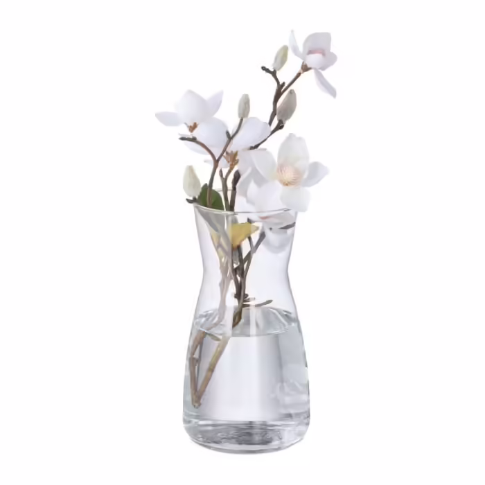 Relaxdays Blumenvase aus Glas