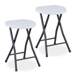 Relaxdays Klapphocker 2er Set