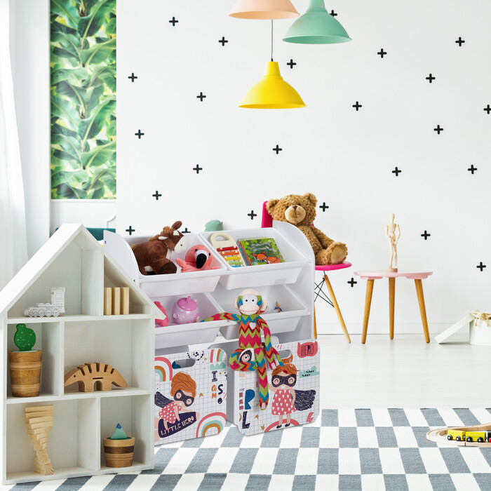 Relaxdays Kinderregal 'Kleine Heldin'