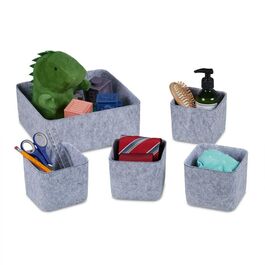 Relaxdays Schubladen Organizer 5er Set