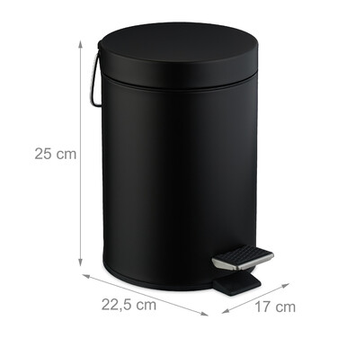 Relaxdays Kosmetikeimer 3 Liter