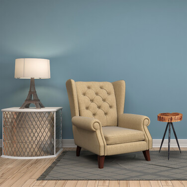 Relaxdays Design Beistelltisch Holzscheibe