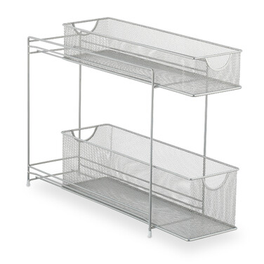Relaxdays Metall Küchenschrank Organizer