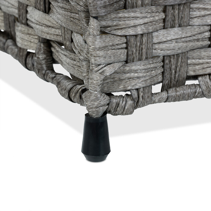 Relaxdays Wäschekorb Rattan-Optik 110 L