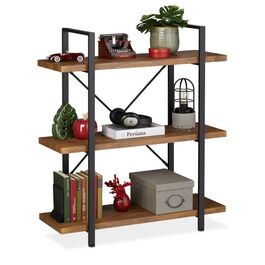 Relaxdays Industrial Regal mit 3 Ebenen