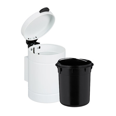 Relaxdays Kosmetikeimer Wandmontage 3 Liter