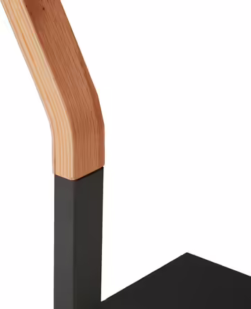 Relaxdays Handtuchständer, 2 Metallstangen, 85x43,5x20 cm, Stahl & MDF, Natur/Grau