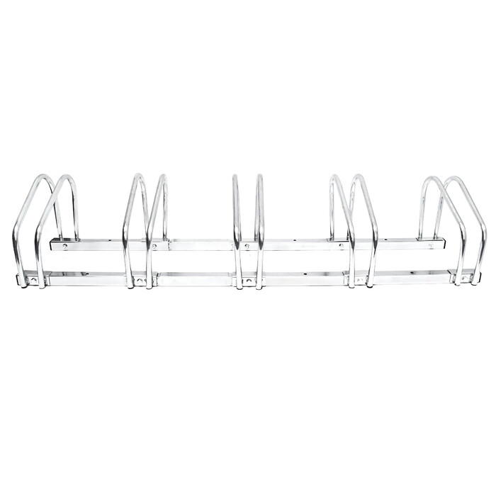 Relaxdays Fahrradständer 5 Fahrräder Stahl 130cm