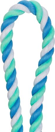Relaxdays Hundespielzeug Ball, 3er Set, Ø 8,5 cm, Zahnpflege, blau (max. 50 Zeichen)