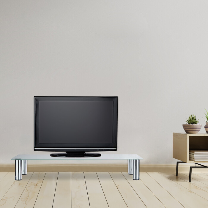 Relaxdays TV-Tisch Glas