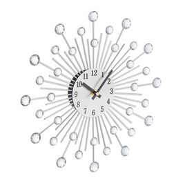 Relaxdays Wanduhr Diamant Ø 33 cm