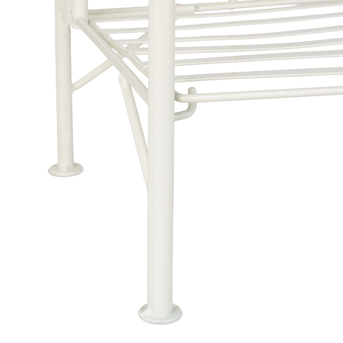 Relaxdays Pflanzenregal Metall 4 Ablagen