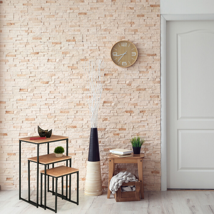 Relaxdays Beistelltisch 3er Set