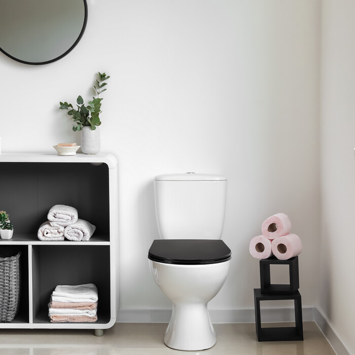 Relaxdays Toilettendeckel mit Absenkautomatik