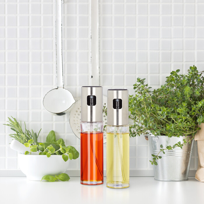 Relaxdays Essig- und Ölsprüher Set 100 ml