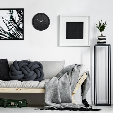 Relaxdays Wanduhr modern