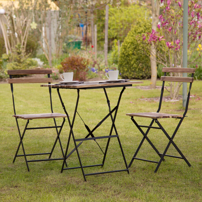 Relaxdays Gartenmöbel Set Natur