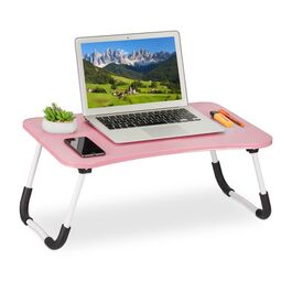 Relaxdays Pinker Laptoptisch