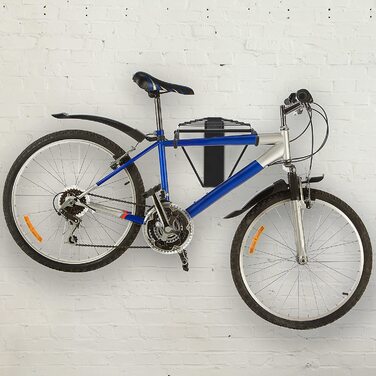 Relaxdays Fahrrad Wandhalterung Klappbar Bis 50 Kg, Schwarz, Standard