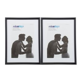 Relaxdays Bilderrahmen 2er Set 15 x 20 cm