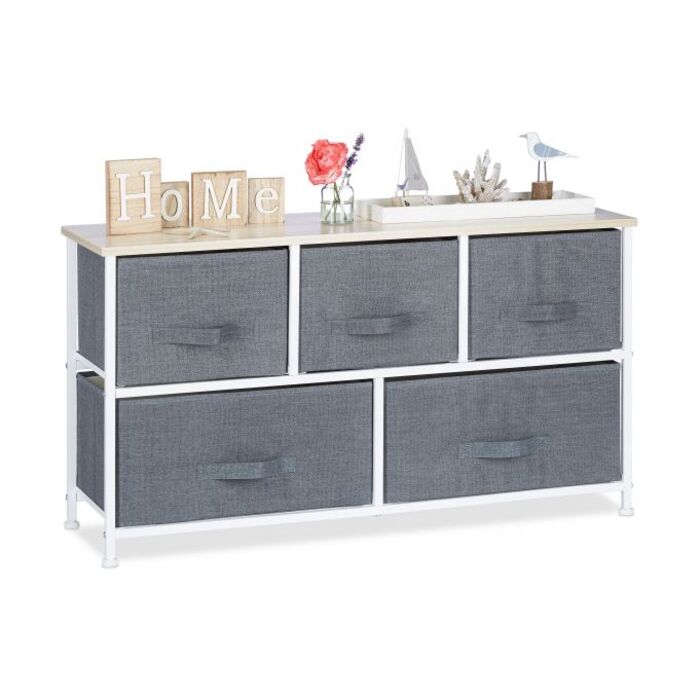 Relaxdays Regalsystem verschiedene Varianten grau