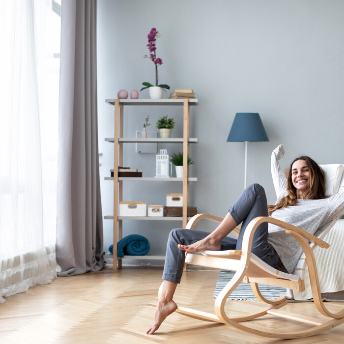 Relaxdays Aufbewahrungskorb 3er Set Bambus