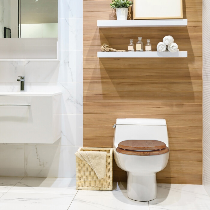 Relaxdays Toilettendeckel mit Absenkautomatik