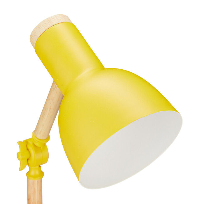 Relaxdays Schreibtischlampe Holz verstellbar