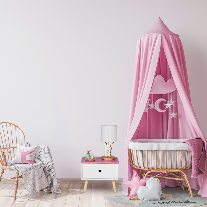Relaxdays Nachttisch für Kinder mit Schublade
