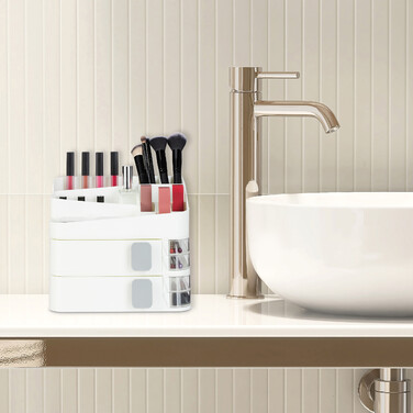 Relaxdays Make Up Organizer mit Schubladen