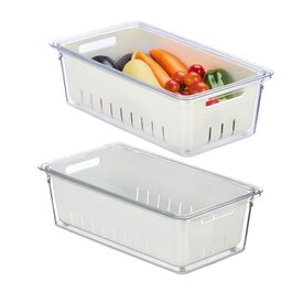 Relaxdays Kühlschrank Organizer 2er Set