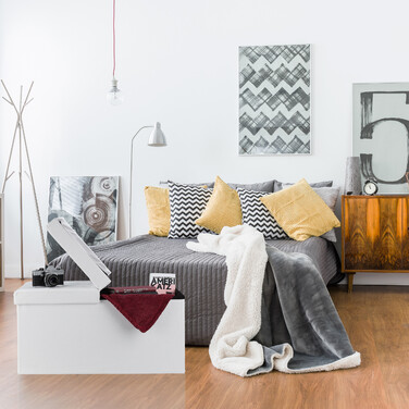 Relaxdays Kunstleder Sitzbank klappbarer Deckel