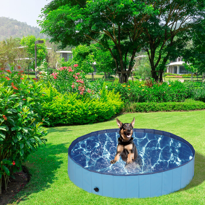 Relaxdays Blauer Hundepool