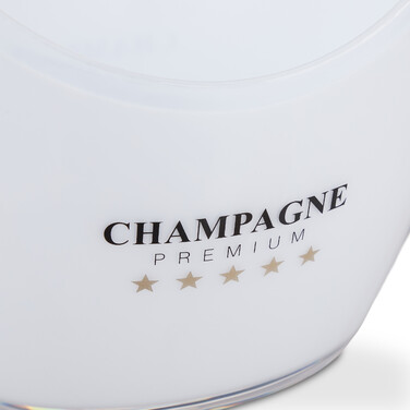 Relaxdays Sektkühler 6l in Weiß