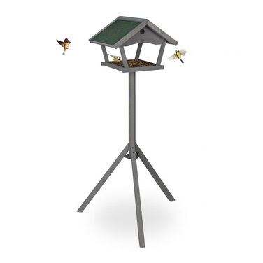 Relaxdays XXL Vogelfutterhaus mit Ständer