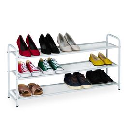 Relaxdays Metall Schuhregal für 12 Paar Schuhe