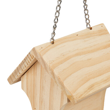 Relaxdays Vogelfutterhaus aus Holz