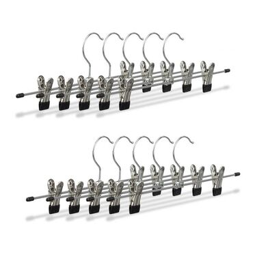Relaxdays Hosenbügel Metall 10er und 20er Pack