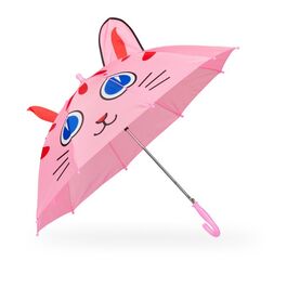 Relaxdays Kinder Regenschirm 'Katze'