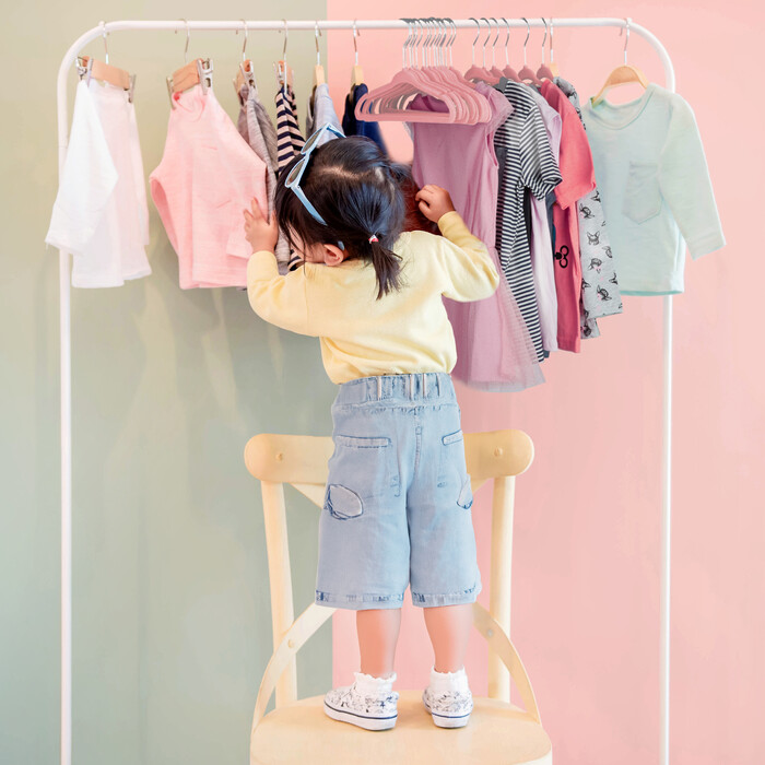 Relaxdays Kleiderbügel Kinder 20er Set