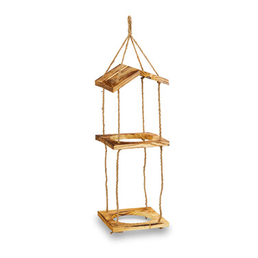 Relaxdays Vogelfutterstation mit 2 Schalen
