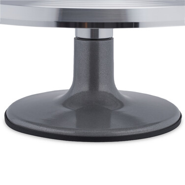 Relaxdays Drehbarte Tortenplatte Aluminium