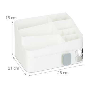Relaxdays Make Up Organizer mit Schublade