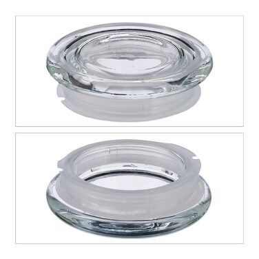 Relaxdays 6er Set Vorratsgläser mit Deckel 1300 ml